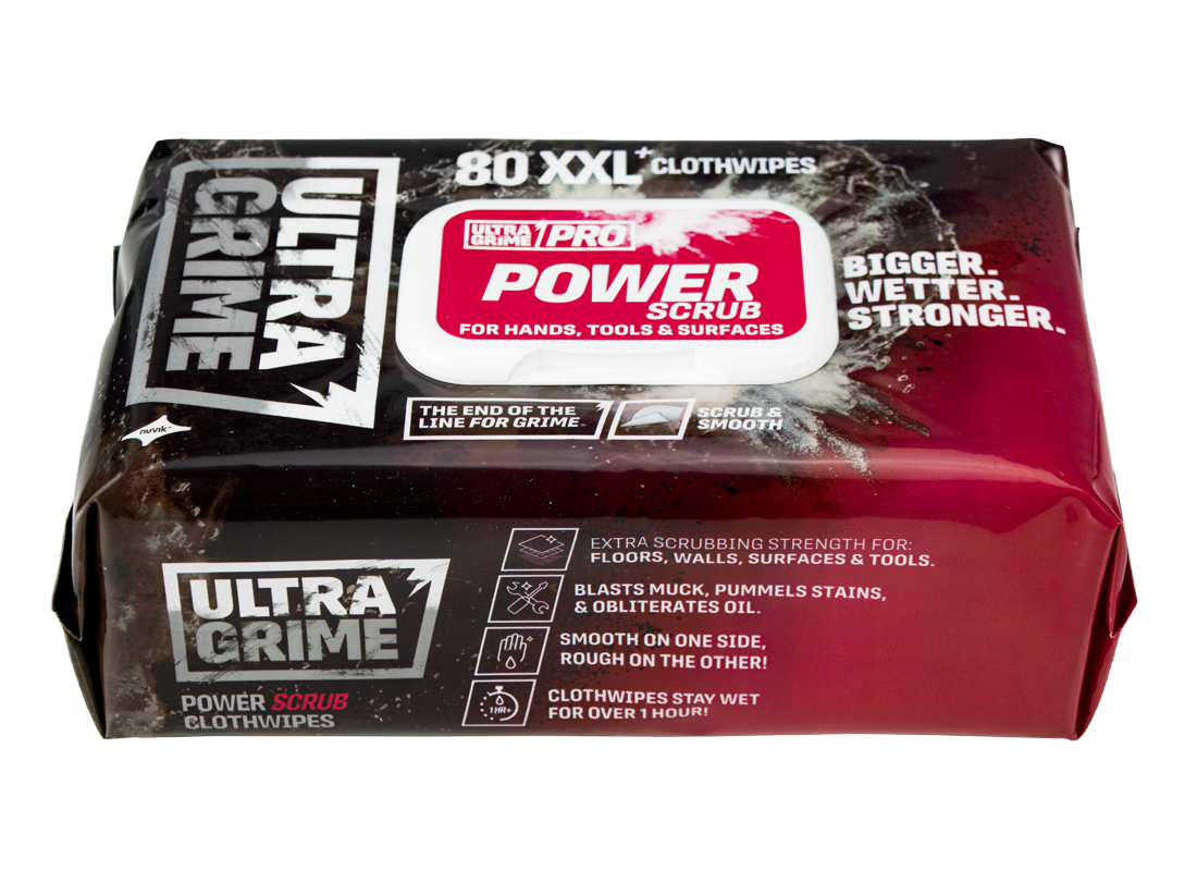 UltraGrime Power Scrub Wipes