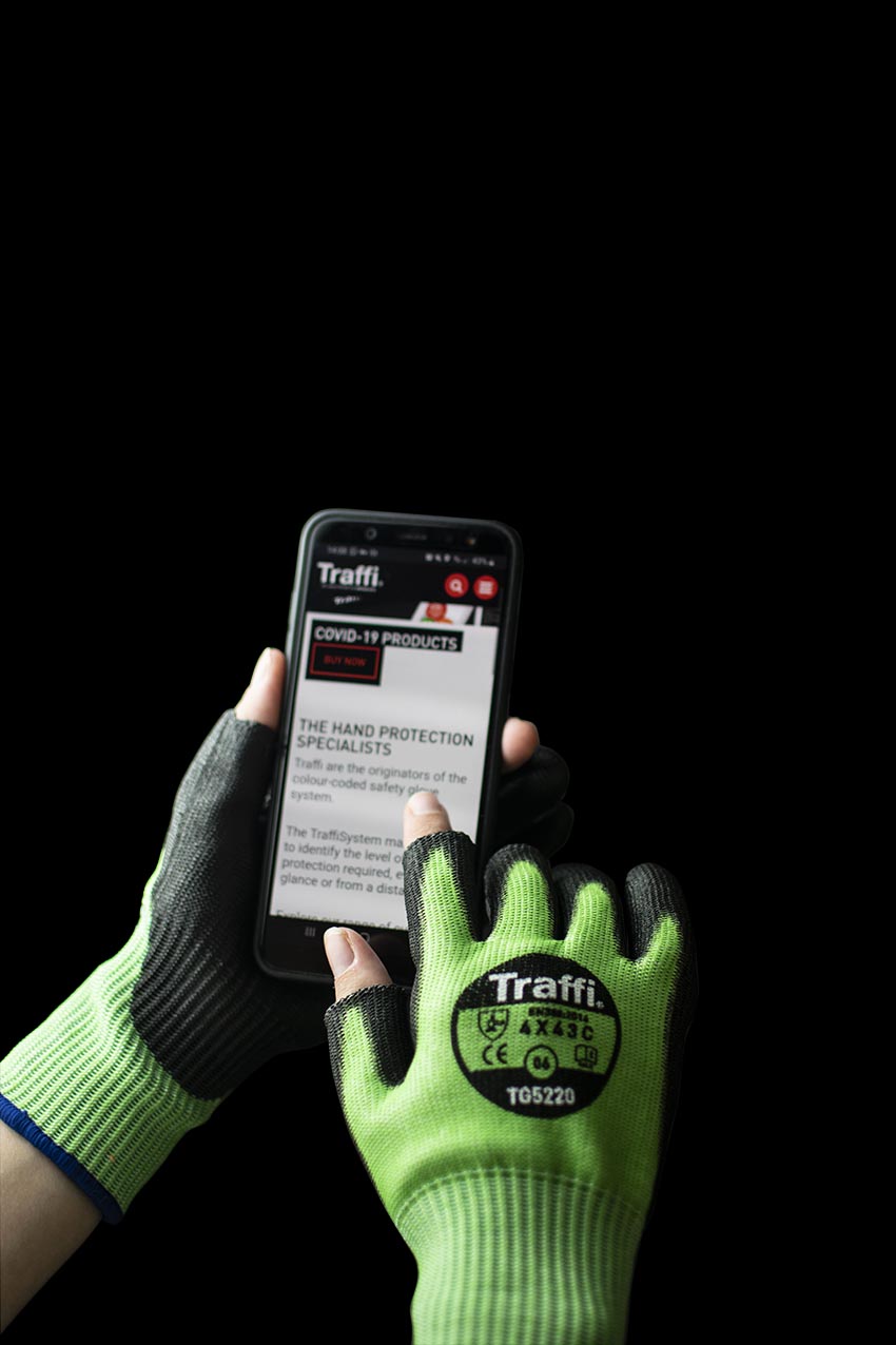 X-Dura 3 Digit PU Cut Level C Safety Glove