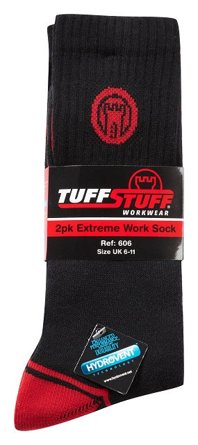 TuffStuff Extreme Work Sock 2 Pack