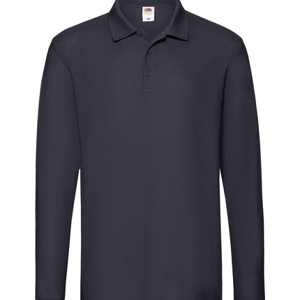 FOTL Premium Long Sleeve Cotton Pique Polo Shirt