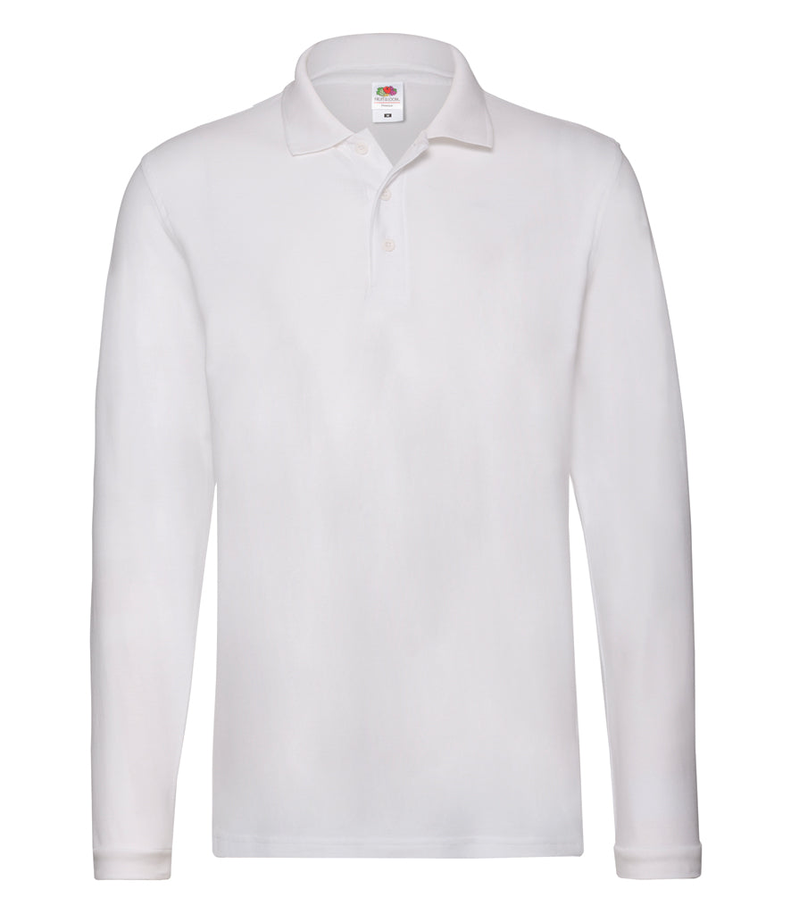 FOTL Premium Long Sleeve Cotton Pique Polo Shirt