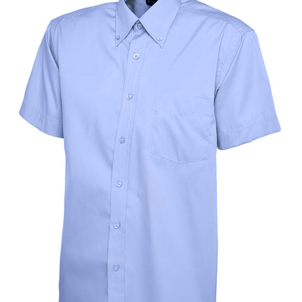 Uneek Mens Pinpoint Oxford Short Sleeve Shirt