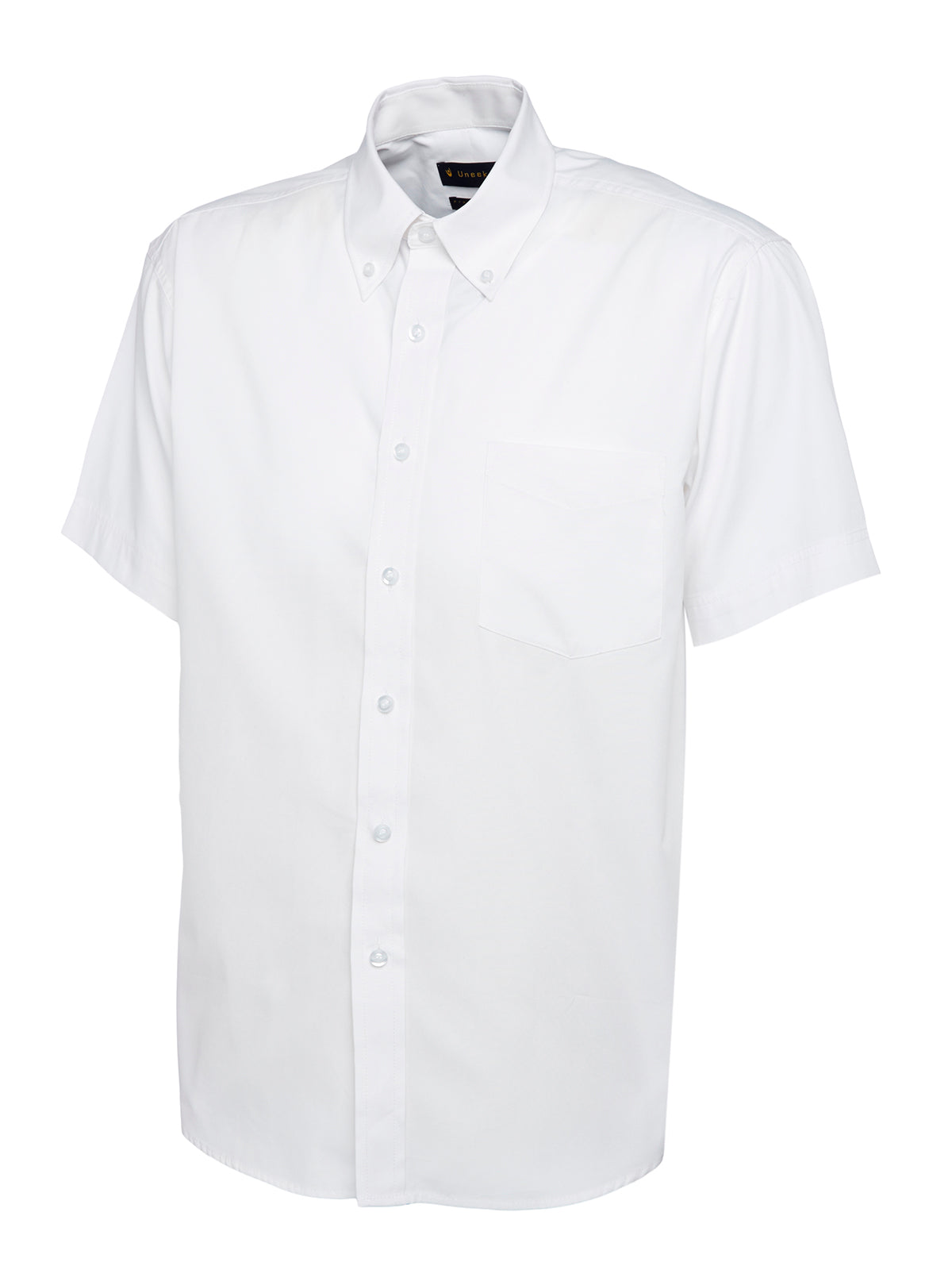 Uneek Mens Pinpoint Oxford Short Sleeve Shirt