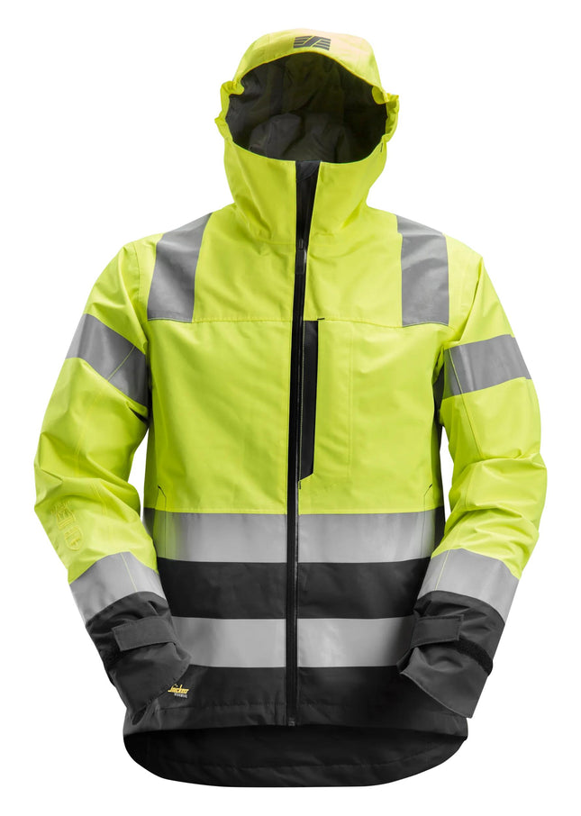 Snickers High-Vis Class 3, Waterproof Shell Jacket