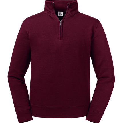 Russell Authentic Zip Neck Sweatshirt
