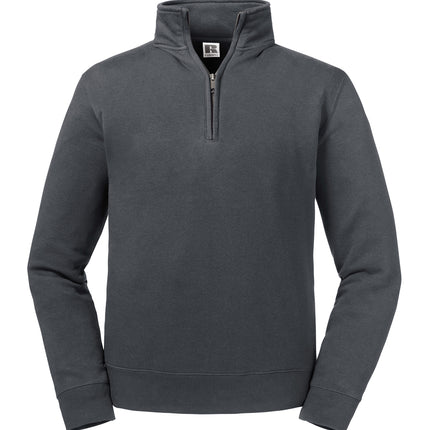 Russell Authentic Zip Neck Sweatshirt