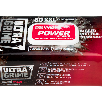 UltraGrime Power Scrub Wipes
