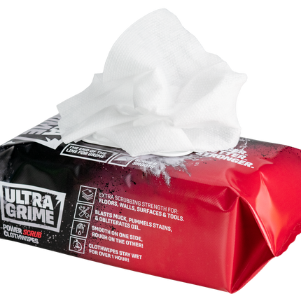 UltraGrime Power Scrub Wipes