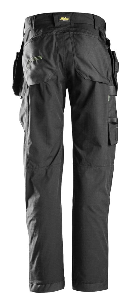 Snickers FlexiWork, Floorlayer Trousers+ Holster Pockets (Grey)