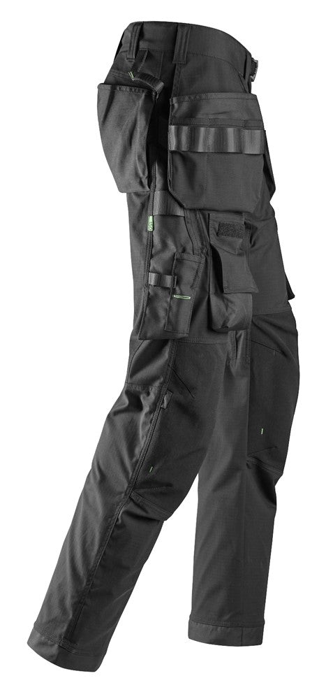 Snickers FlexiWork, Floorlayer Trousers+ Holster Pockets (Grey)