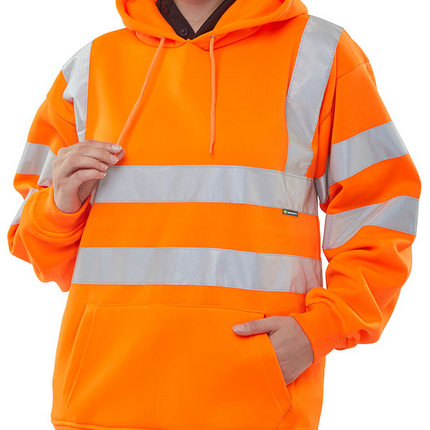 Hi Vis Hooded Sweatshirt