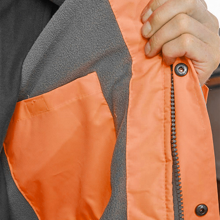 Hi Vis Fleece Lined Bomber Jacket