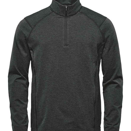 Stormtech Treeline Performance 1/4 Zip Pullover - Black Heather - LARGE