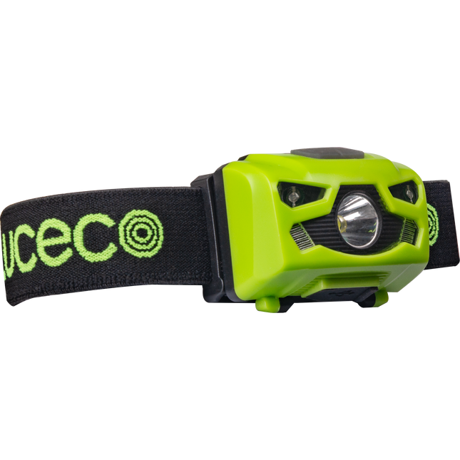 Luceco Inspection LED Head Torch 170LM 3W 6500K IP65 USB Charge Motion Sensor