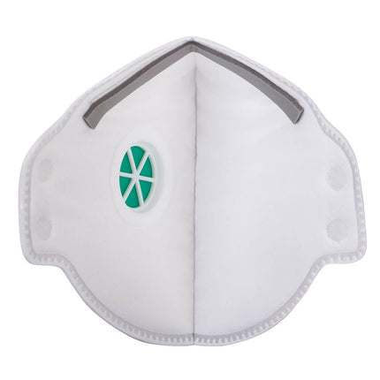 Portwest FFP3 Valved Dolomite Fold Flat Respirator (Pk20) White