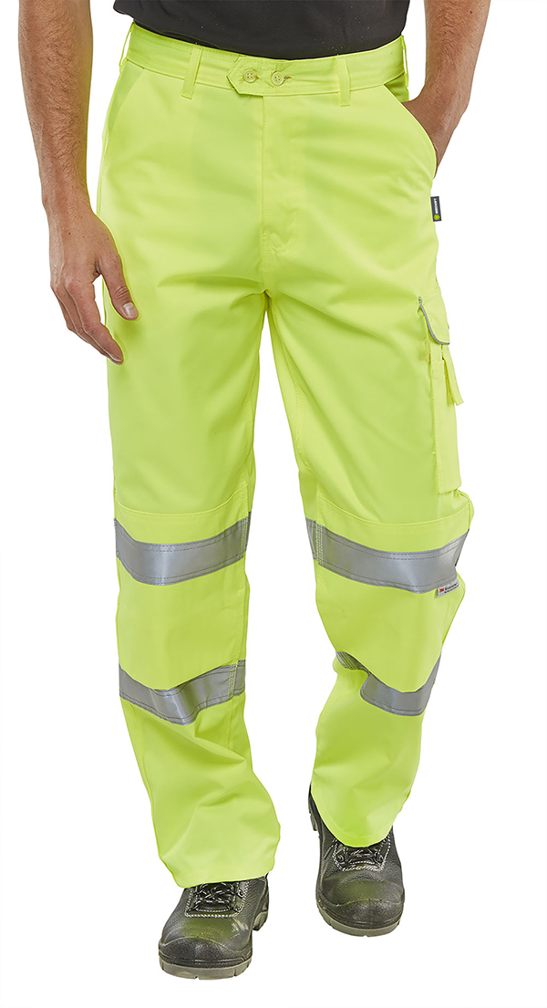 Hi Vis Polycotton Trousers