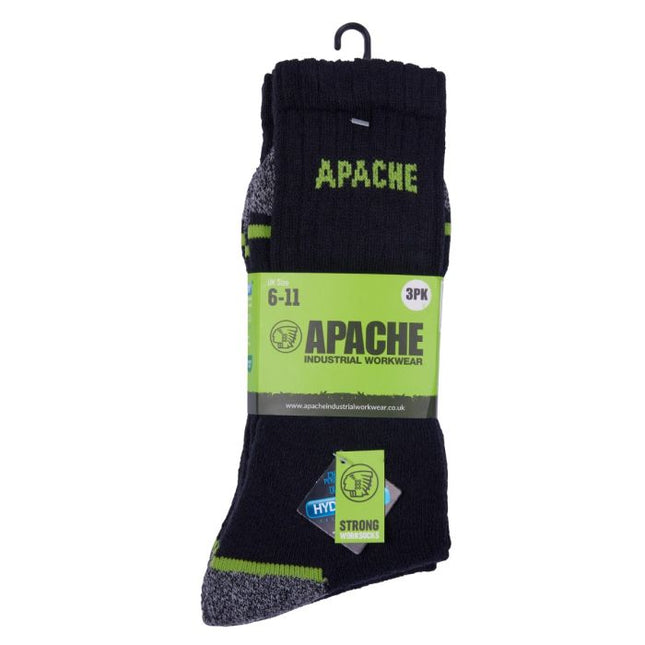 Apache Burlington Sock 3-Pack