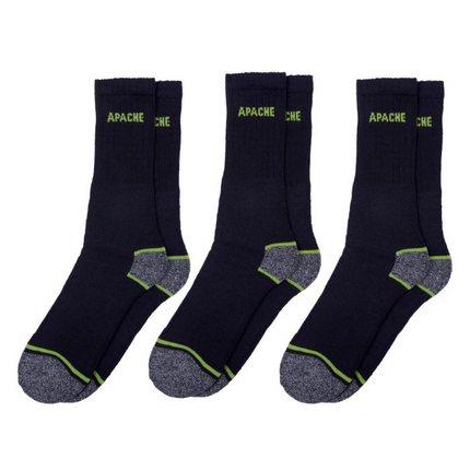 Apache Burlington Sock 3-Pack