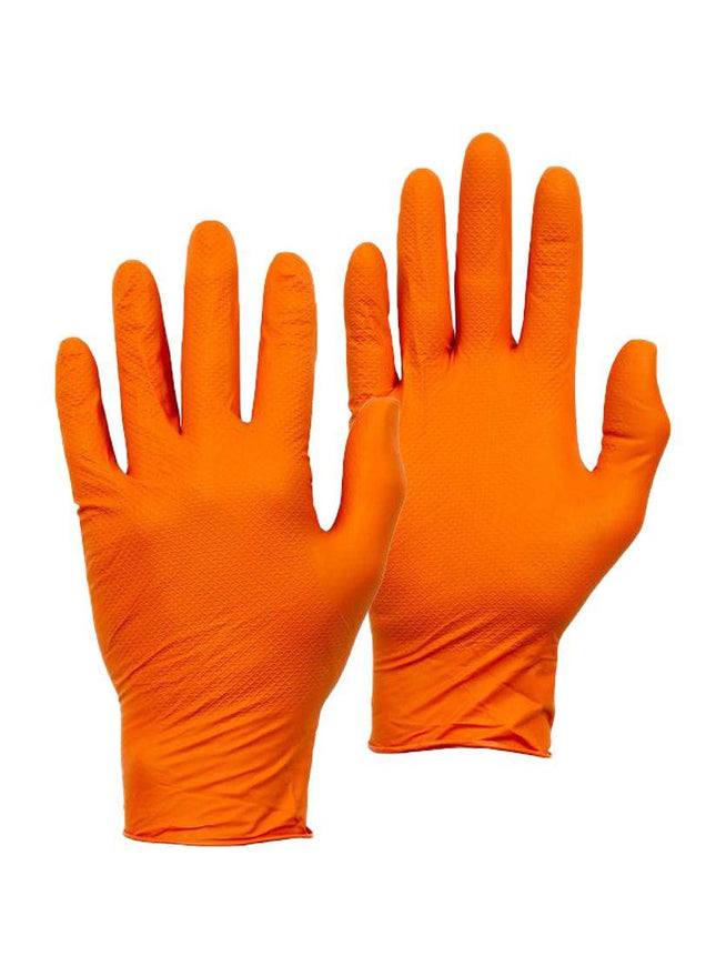 Orange Nitrile Fish Grip