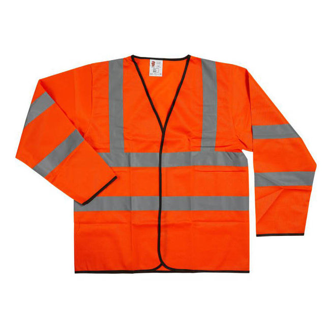 Hi Vis Long Sleeve Waistcoat