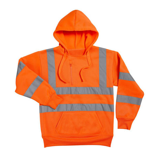 Hi Vis Hooded Sweatshirt