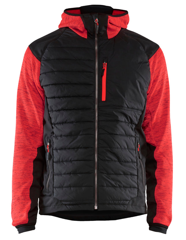 Blaklader Hybrid Jacket - Black/Red - Small