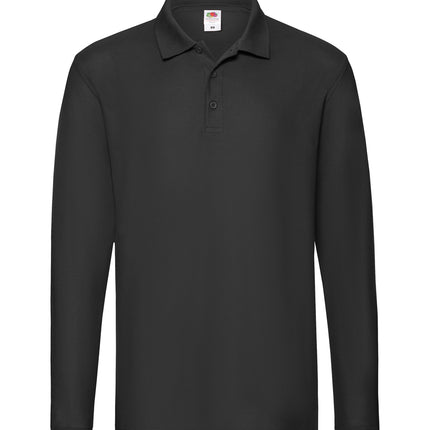 FOTL Premium Long Sleeve Cotton Pique Polo Shirt