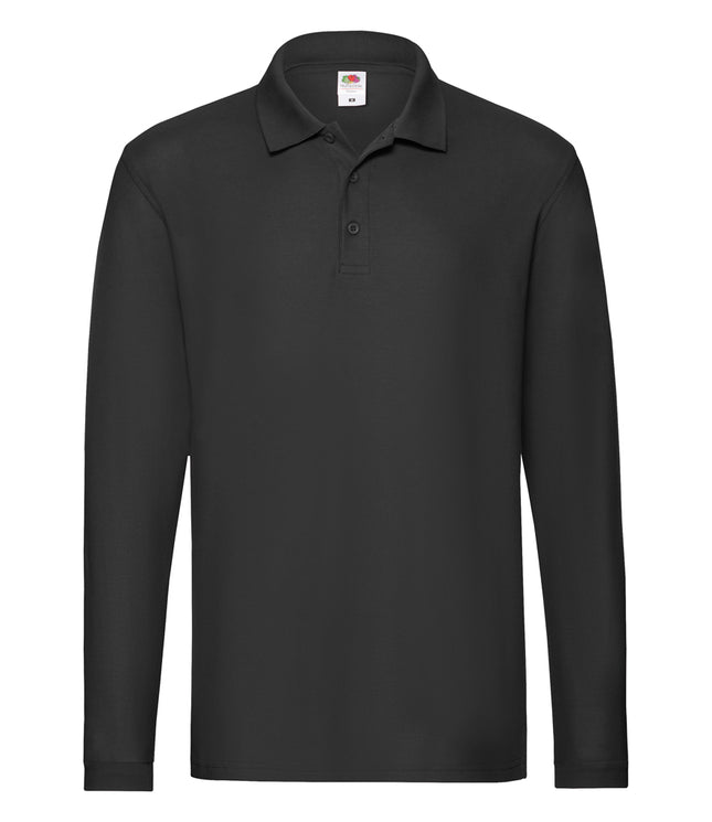 FOTL Premium Long Sleeve Cotton Pique Polo Shirt