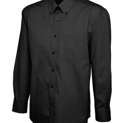 Uneek Mens Pinpoint Oxford Long Sleeve Shirt