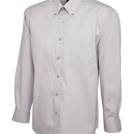 Uneek Mens Pinpoint Oxford Long Sleeve Shirt