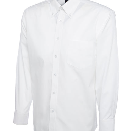 Uneek Mens Pinpoint Oxford Long Sleeve Shirt