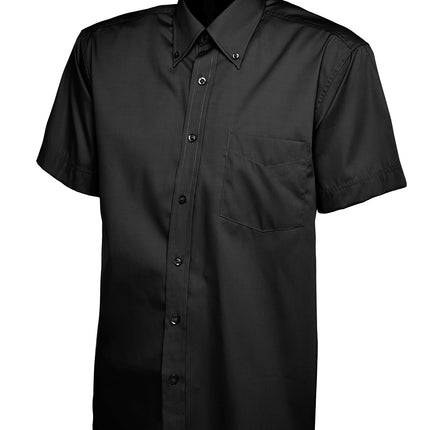 Uneek Mens Pinpoint Oxford Short Sleeve Shirt