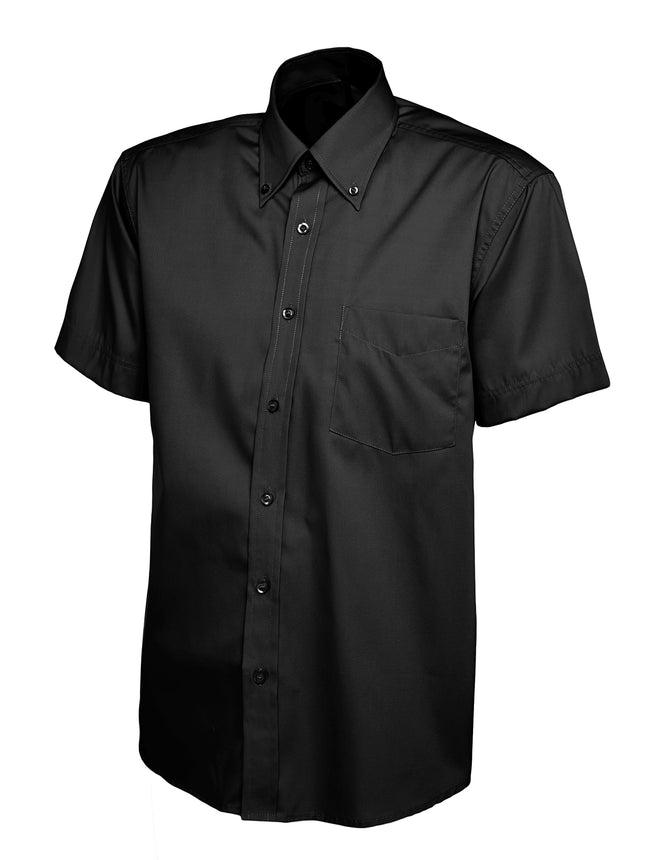 Uneek Mens Pinpoint Oxford Short Sleeve Shirt