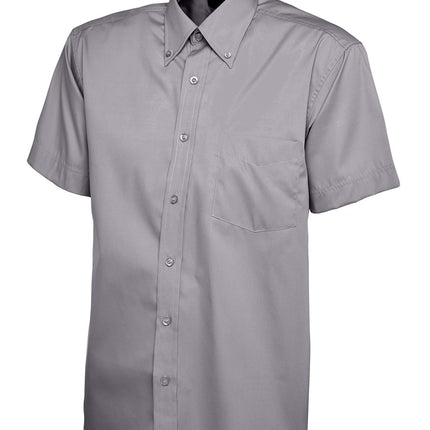 Uneek Mens Pinpoint Oxford Short Sleeve Shirt